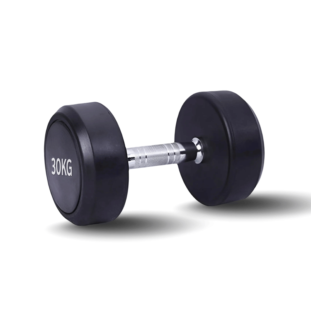 ดัมเบลยางกลม HOMEFITTOOLS 30KG 1 คู่